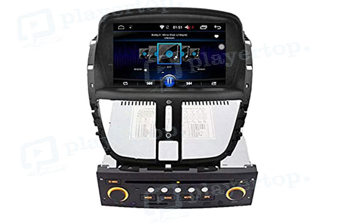 Autoradio GPS Android Peugeot 207